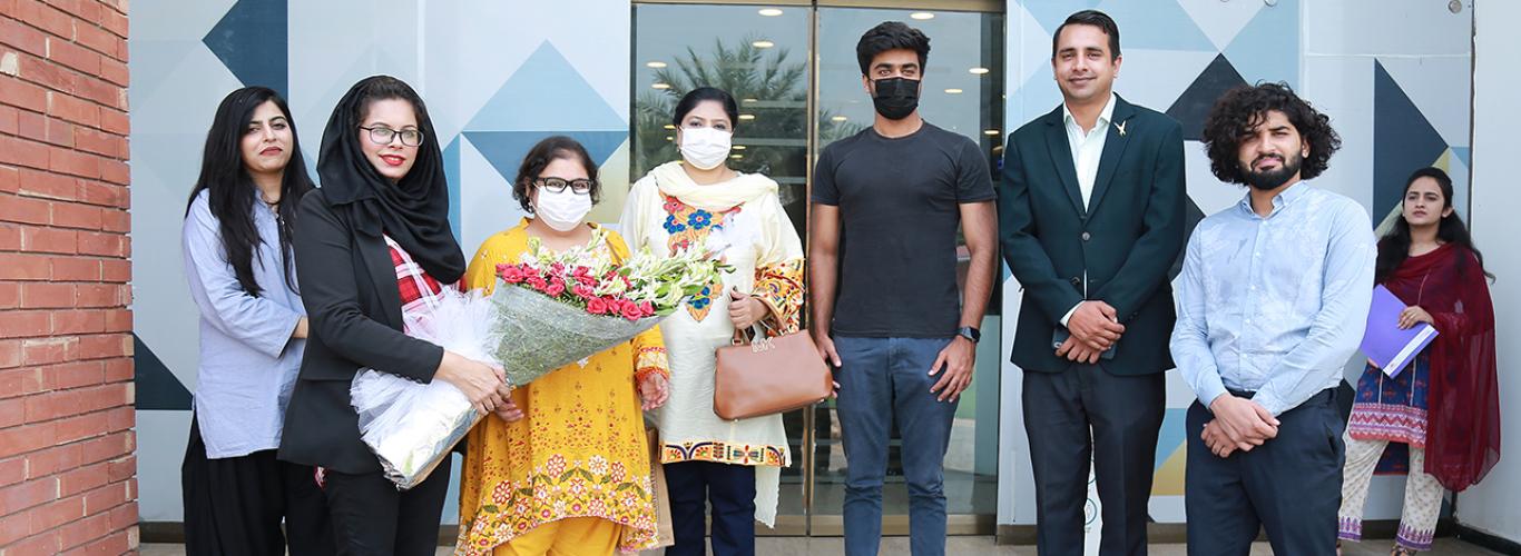 Group photo of LUMS and Superior University Representatives 
