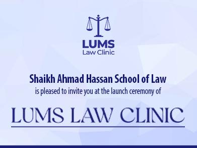 Launch of the LUMS Law Clinic 